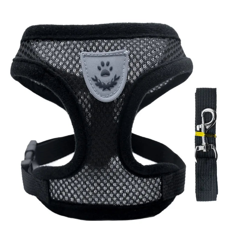 HarnessWalk Pro — Arnês Ajustável para Cão e Gato