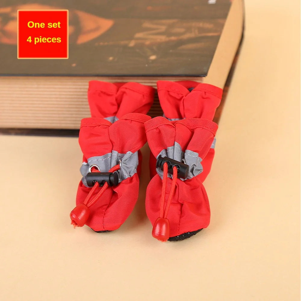 PawBoots Pro — Botas Impermeáveis para Cão (Pack 4)