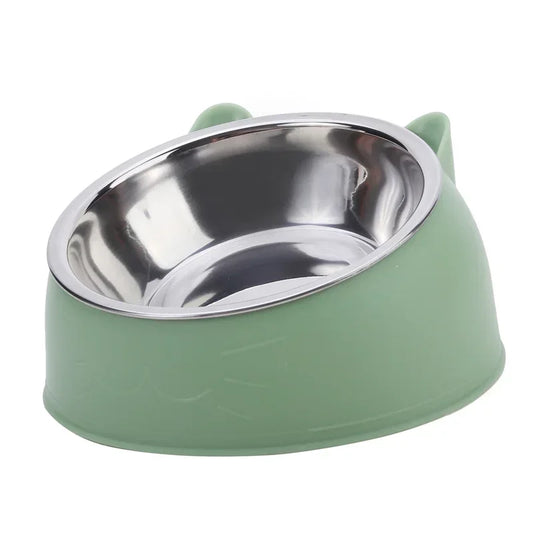 TiltBowl Pro — Tigela Inclinada de Aço Inox para Gato e Cão