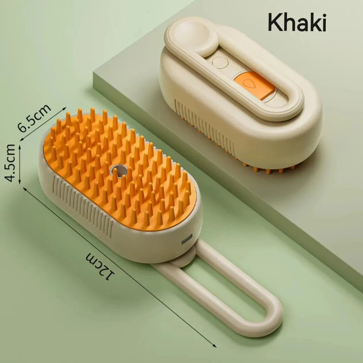 SteamBrush Pro — Escova Eléctrica 3-em-1 com Vapor para Cão e Gato