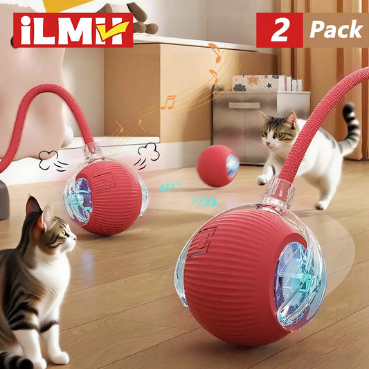 RollBall Pro — Bola Inteligente Interactiva com Cauda para Gato