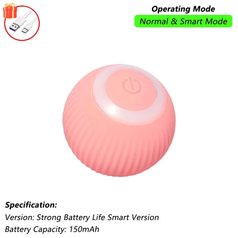 RollBall Pro — Bola Inteligente Interactiva com Cauda para Gato