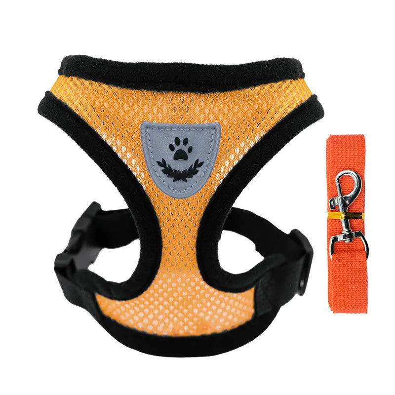 HarnessWalk Pro — Arnês Ajustável para Cão e Gato