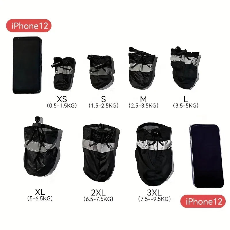 PawBoots Pro — Botas Impermeáveis para Cão (Pack 4)