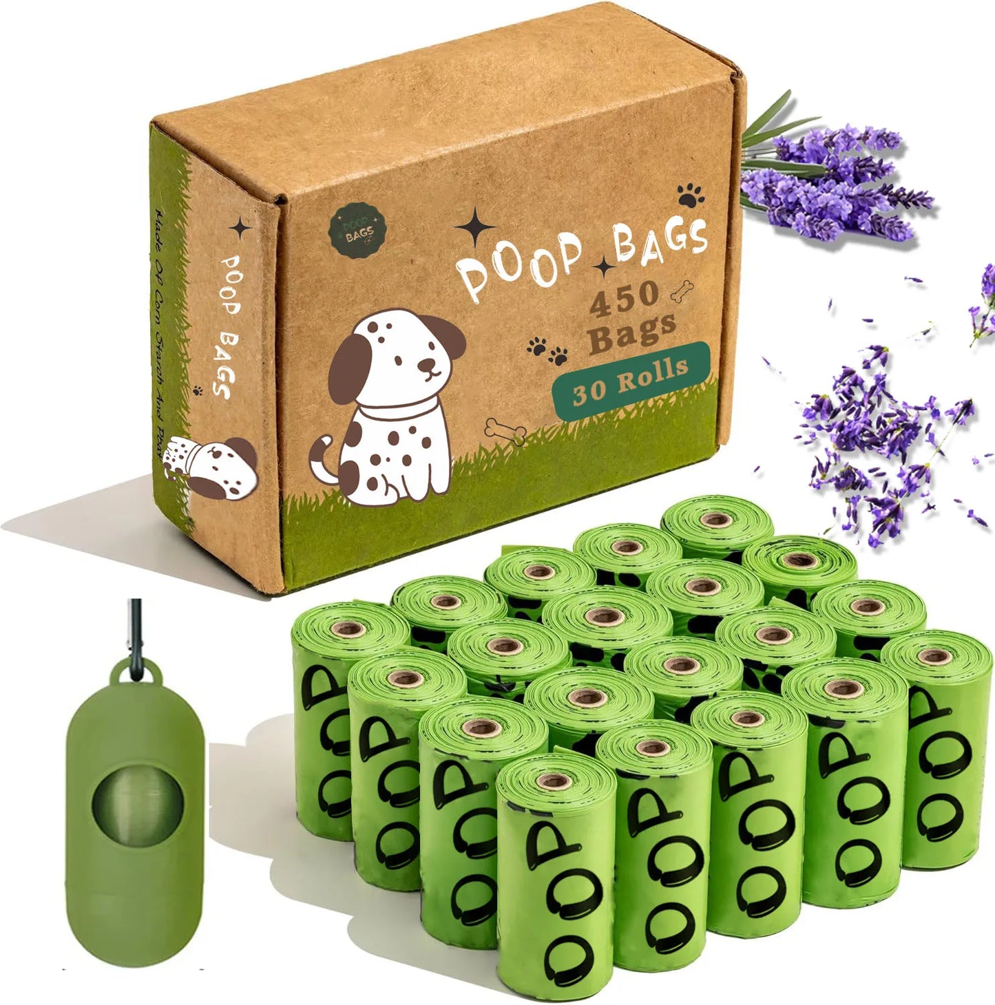 EcoPoopBags — Sacos Biodegradáveis para Cão com Aroma a Lavanda