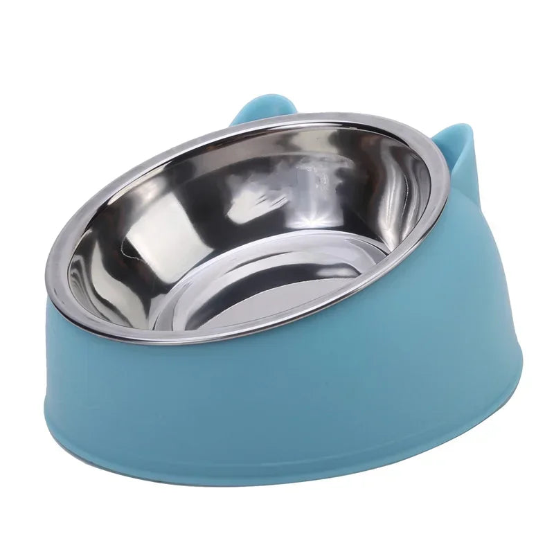 TiltBowl Pro — Tigela Inclinada de Aço Inox para Gato e Cão